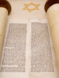 open torah scroll